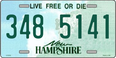 NH license plate 3485141