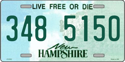 NH license plate 3485150