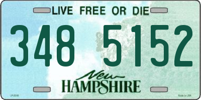 NH license plate 3485152