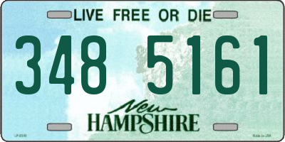 NH license plate 3485161
