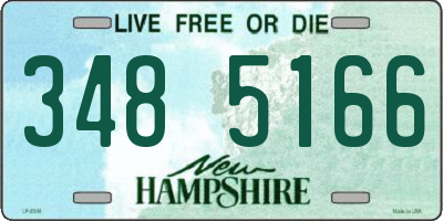 NH license plate 3485166