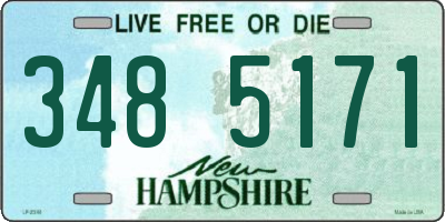 NH license plate 3485171