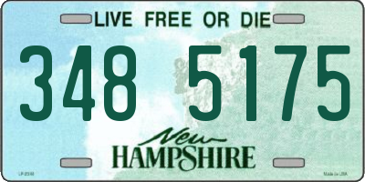 NH license plate 3485175