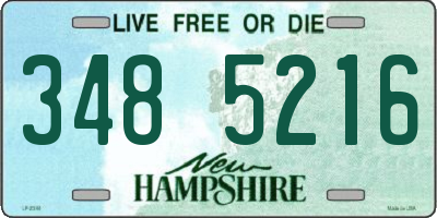 NH license plate 3485216