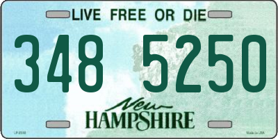 NH license plate 3485250