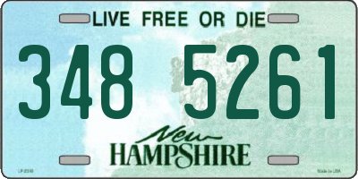 NH license plate 3485261