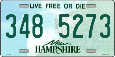 NH license plate 3485273