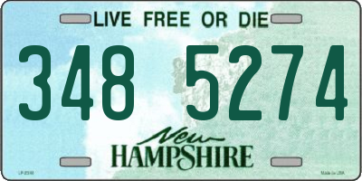 NH license plate 3485274