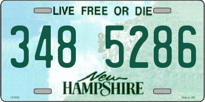 NH license plate 3485286