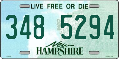 NH license plate 3485294