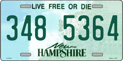 NH license plate 3485364