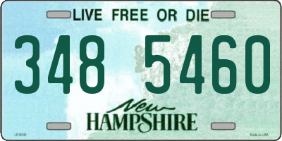 NH license plate 3485460