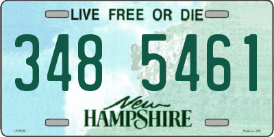 NH license plate 3485461