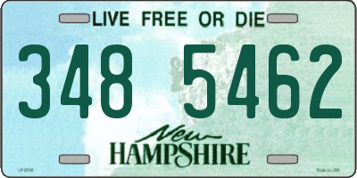 NH license plate 3485462