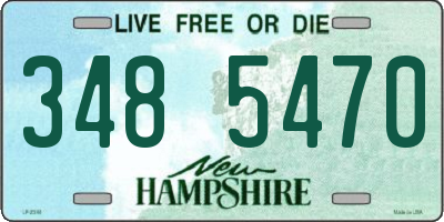 NH license plate 3485470