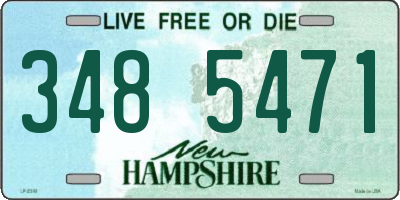 NH license plate 3485471