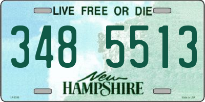 NH license plate 3485513