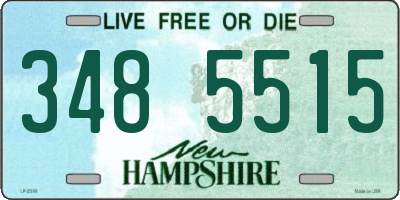 NH license plate 3485515
