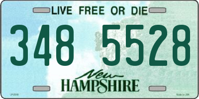 NH license plate 3485528