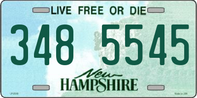 NH license plate 3485545