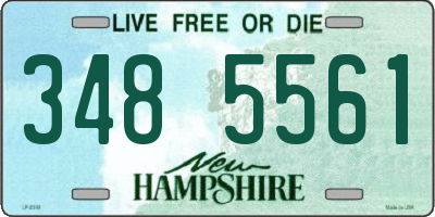 NH license plate 3485561