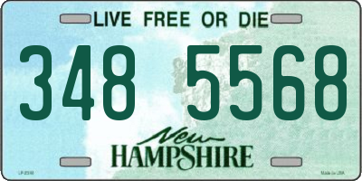 NH license plate 3485568