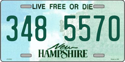 NH license plate 3485570