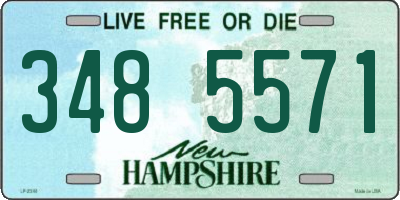 NH license plate 3485571