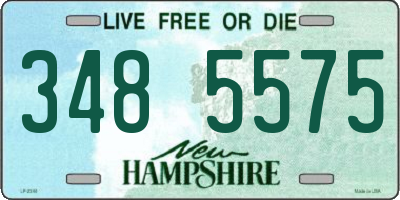 NH license plate 3485575