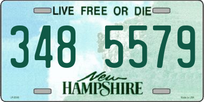 NH license plate 3485579