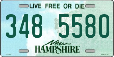 NH license plate 3485580