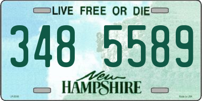 NH license plate 3485589