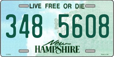 NH license plate 3485608