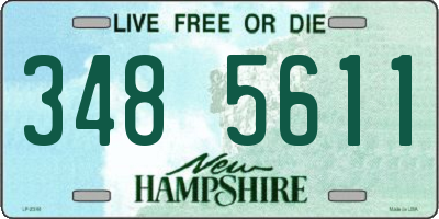 NH license plate 3485611