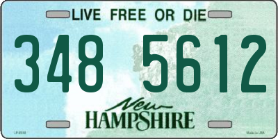 NH license plate 3485612