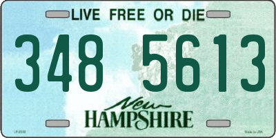 NH license plate 3485613
