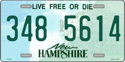 NH license plate 3485614