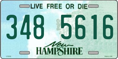 NH license plate 3485616