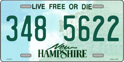 NH license plate 3485622