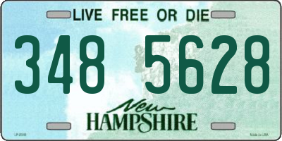 NH license plate 3485628