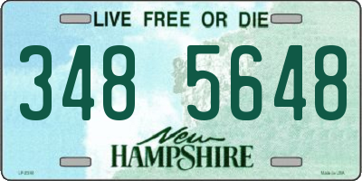 NH license plate 3485648