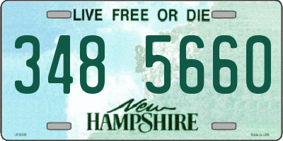 NH license plate 3485660