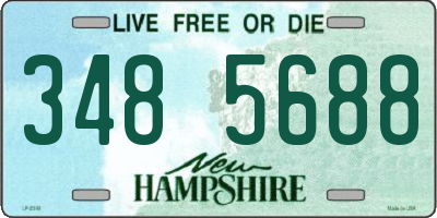 NH license plate 3485688