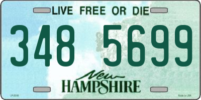 NH license plate 3485699