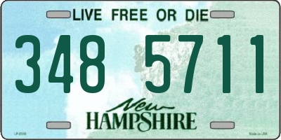 NH license plate 3485711