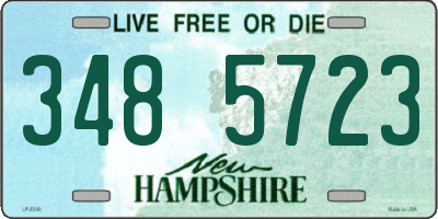 NH license plate 3485723