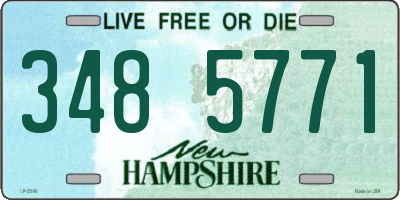 NH license plate 3485771