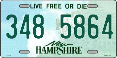 NH license plate 3485864
