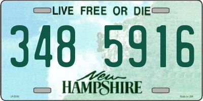 NH license plate 3485916