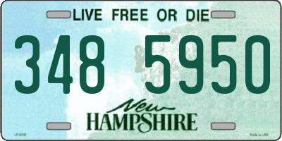 NH license plate 3485950